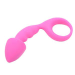 Load image into Gallery viewer, Pink Silicone Curved Comfort Butt Plug &gt; Anal Range &gt; Butt Plugs 4 Inches, Both, Butt Plugs, NEWLY-IMPORTED, Silicone - So Luxe Lingerie
