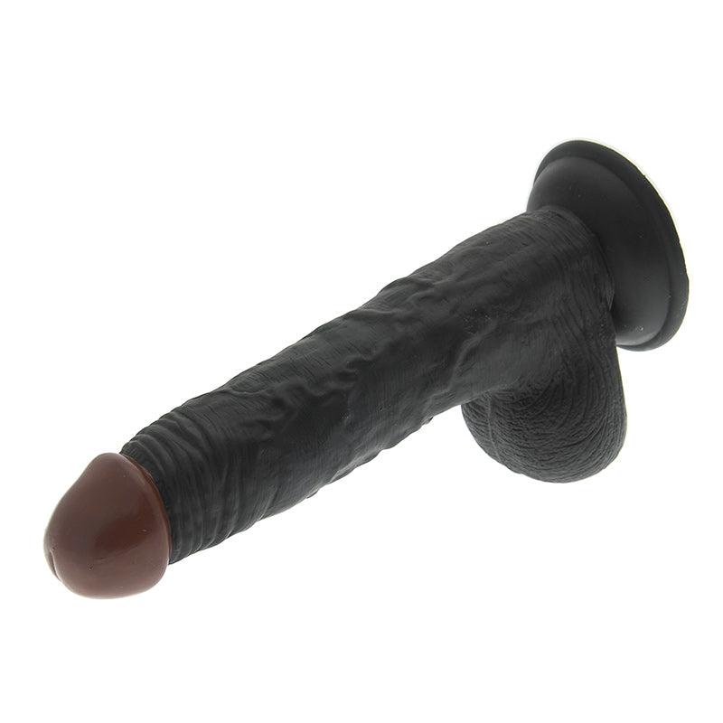 Hoodlum 8.5 Inch Realistic Black Dildo Sex Toys > Realistic Dildos and Vibes > Realistic Dildos 9.5 Inches, Both, NEWLY-IMPORTED, Realistic Dildos, Rubber - So Luxe Lingerie