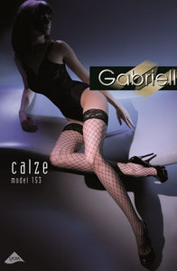 Gabriella Kabaretta Calze 153-222 Hold Ups Nero  NEWLY-IMPORTED - So Luxe Lingerie