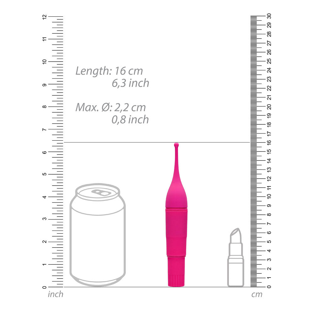 Pinpoint Precision Clitoral Tickler > Sex Toys For Ladies > Other Style Vibrators 6.5 Inches, Female, NEWLY-IMPORTED, Other Style Vibrators, Plastic - So Luxe Lingerie