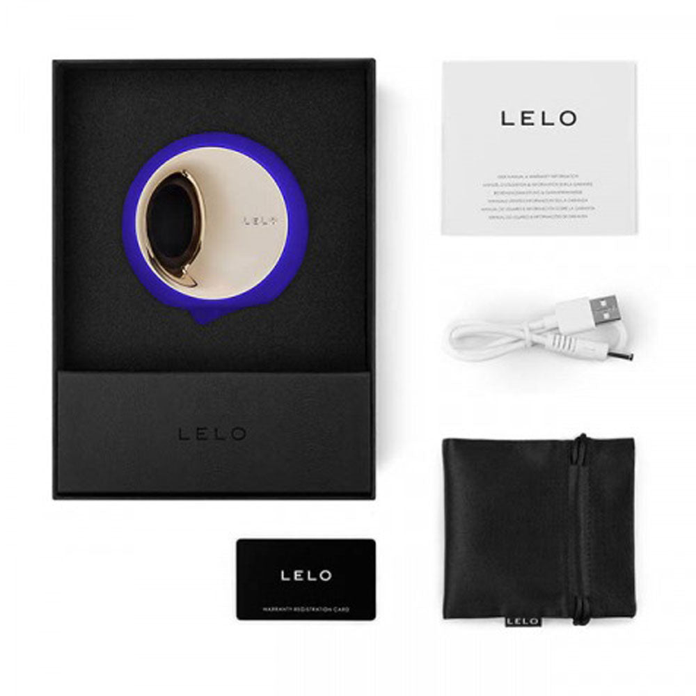 Lelo Ora 3 Deep Midnight Blue Oral Sex Stimulator > Branded Toys > Lelo 3.3 Inches, Female, Lelo, NEWLY-IMPORTED, Silicone - So Luxe Lingerie