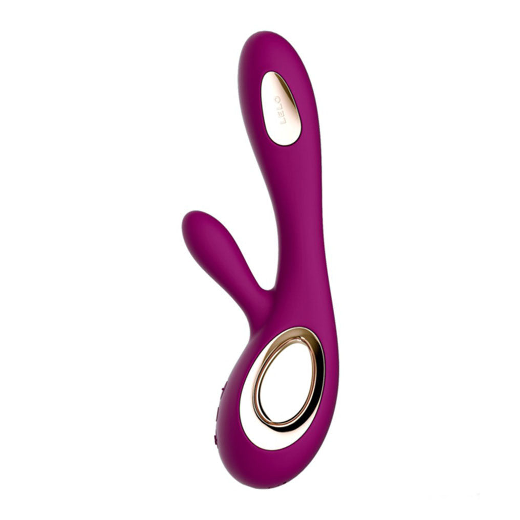 Lelo Soraya Wave Rose Dual Waterproof Rechargeable Vibrator > Branded Toys > Lelo 8.75 Inches, Female, Lelo, NEWLY-IMPORTED, Silicone - So Luxe Lingerie