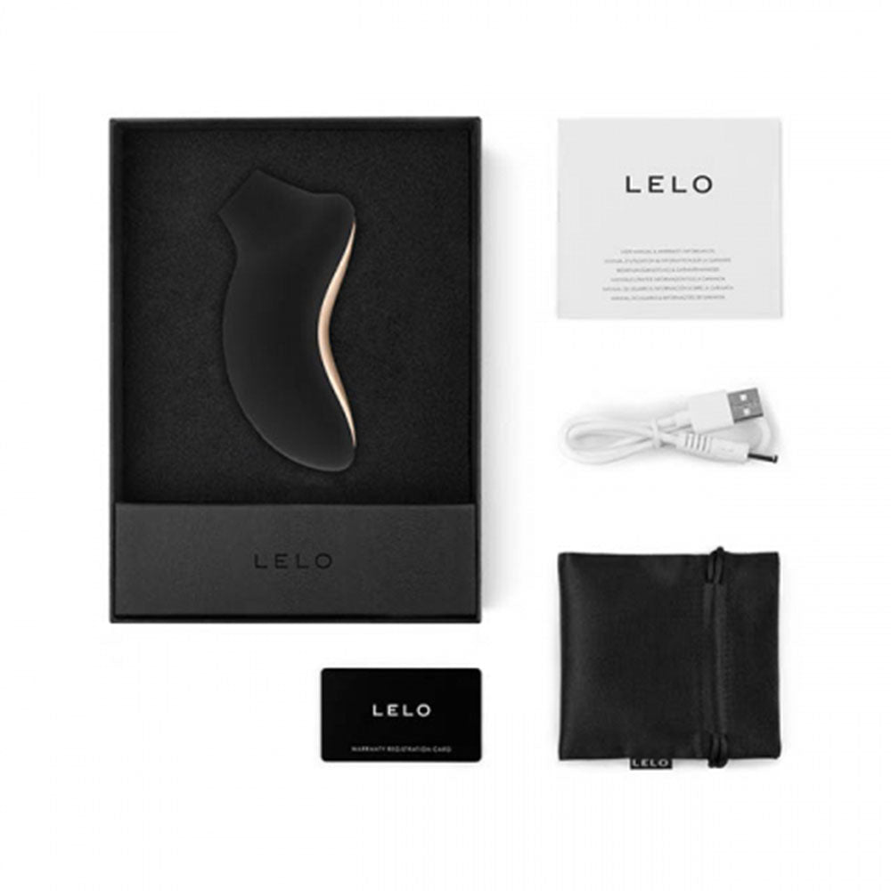 Lelo Sona 2 Black Clitoral Vibrator > Branded Toys > Lelo 4 Inches, Female, Lelo, NEWLY-IMPORTED, Silicone - So Luxe Lingerie