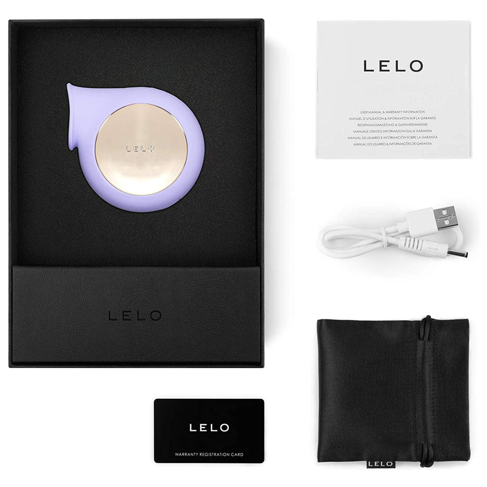 Lelo Sila Lilac Sonic Wave Clitoral Massager > Branded Toys > Lelo 3.1 Inches, Female, Lelo, NEWLY-IMPORTED, Silicone - So Luxe Lingerie