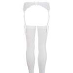 Load image into Gallery viewer, Suspender Set White &gt; Clothes &gt; Stockings Female, NEWLY-IMPORTED, Polyamide, Stockings - So Luxe Lingerie
