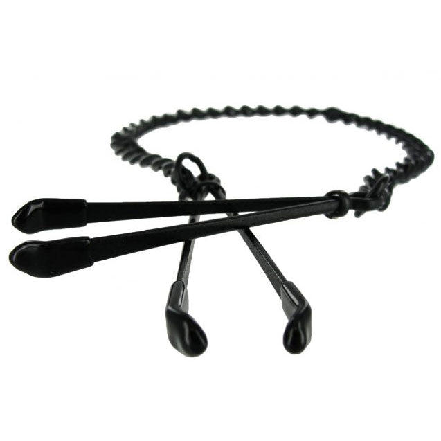 Reign Noir Black Nipple Tweezer Clamps Bondage Gear > Nipple Clamps Both, Metal, NEWLY-IMPORTED, Nipple Clamps - So Luxe Lingerie