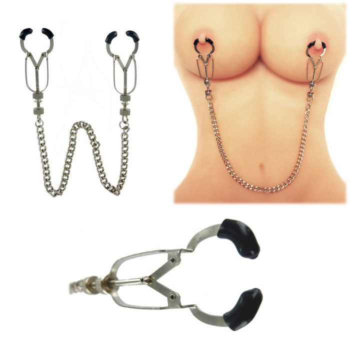 Bauhaus Precision Nipple Vice Bondage Gear > Nipple Clamps Both, Metal, NEWLY-IMPORTED, Nipple Clamps - So Luxe Lingerie