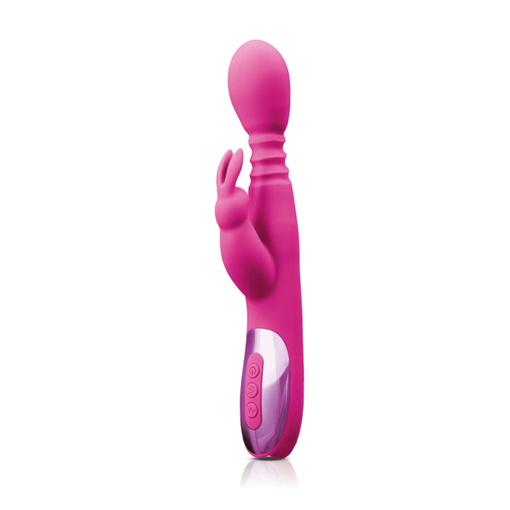 INYA Revolve Rechargeable Rabbit > Sex Toys For Ladies > Vibrators With Clit Stims 10.28 Inches, Female, NEWLY-IMPORTED, Silicone, Vibrators With Clit Stims - So Luxe Lingerie