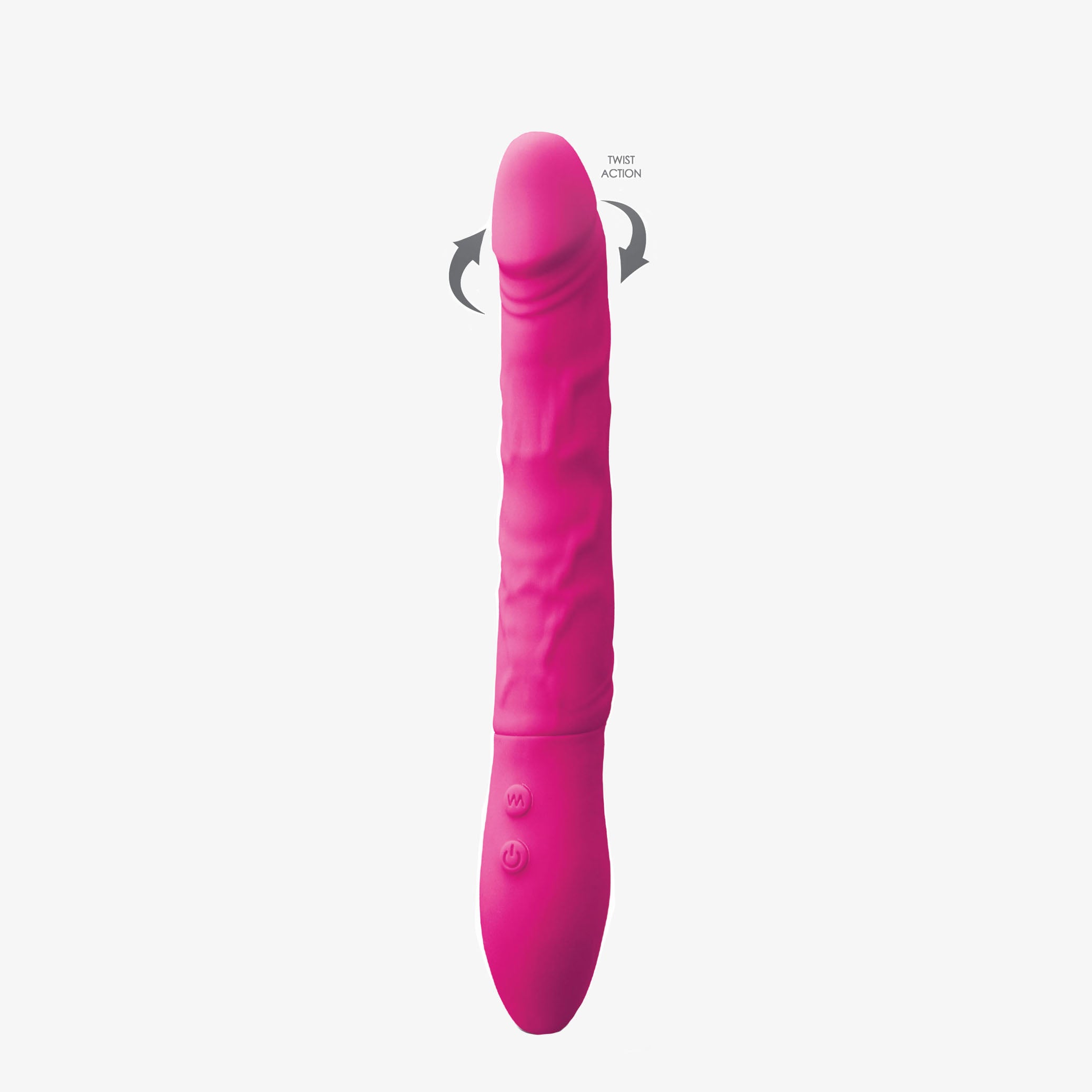 Inya Rechargeable Petite Twister Vibe Pink > Realistic Dildos and Vibes > Penis Vibrators 9 Inches, Female, NEWLY-IMPORTED, Penis Vibrators, Silicone - So Luxe Lingerie