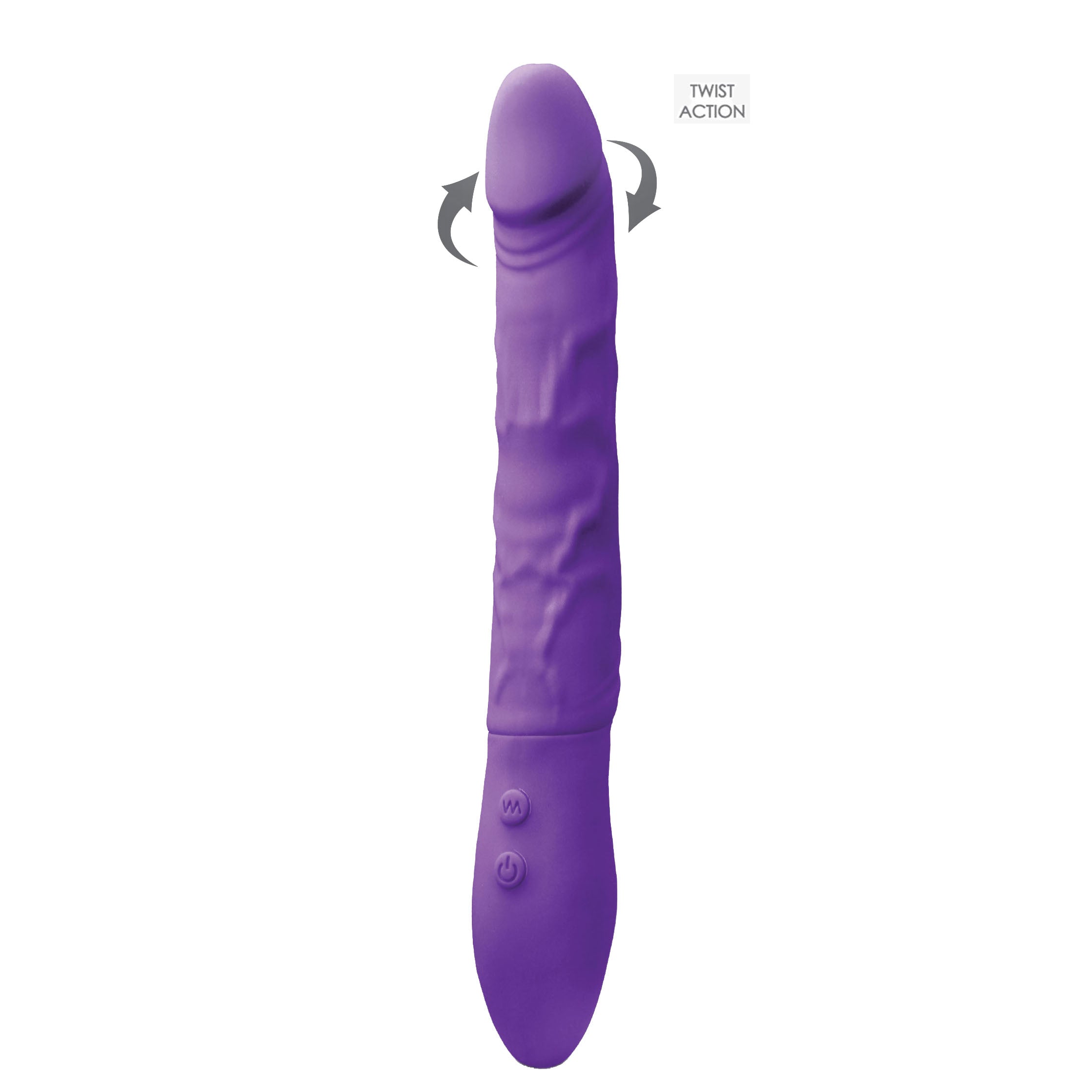 Inya Rechargeable Petite Twister Vibe Purple > Realistic Dildos and Vibes > Penis Vibrators 9 Inches, Female, NEWLY-IMPORTED, Penis Vibrators, Silicone - So Luxe Lingerie