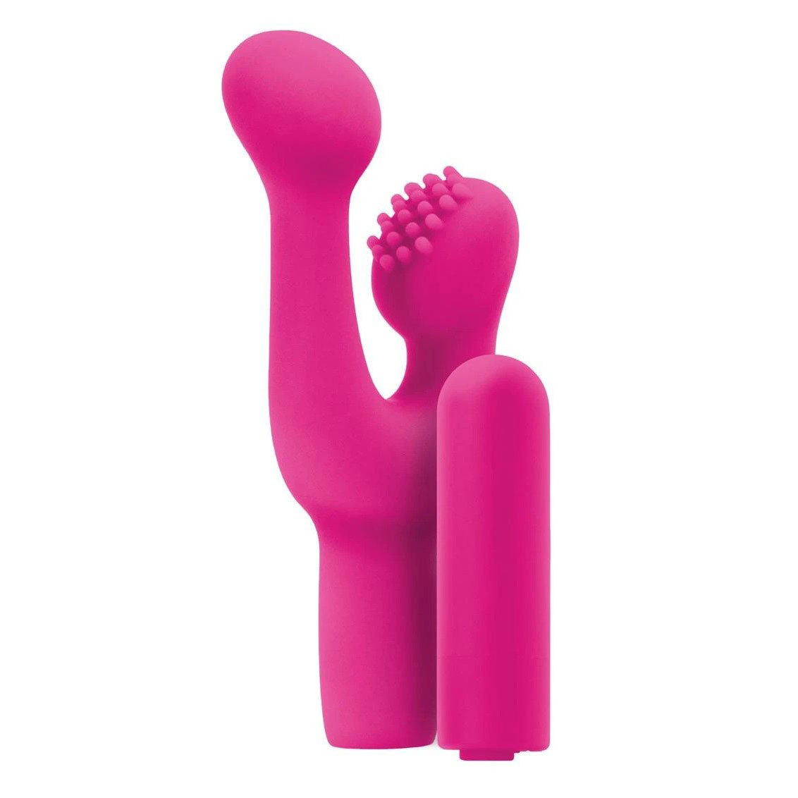 INYA Pink Finger Fun Rechargeable Clitoral Stimulator > Sex Toys For Ladies > Clitoral Vibrators and Stimulators 5 Inches, Clitoral Vibrators and Stimulators, Female, NEWLY-IMPORTED, Silicone