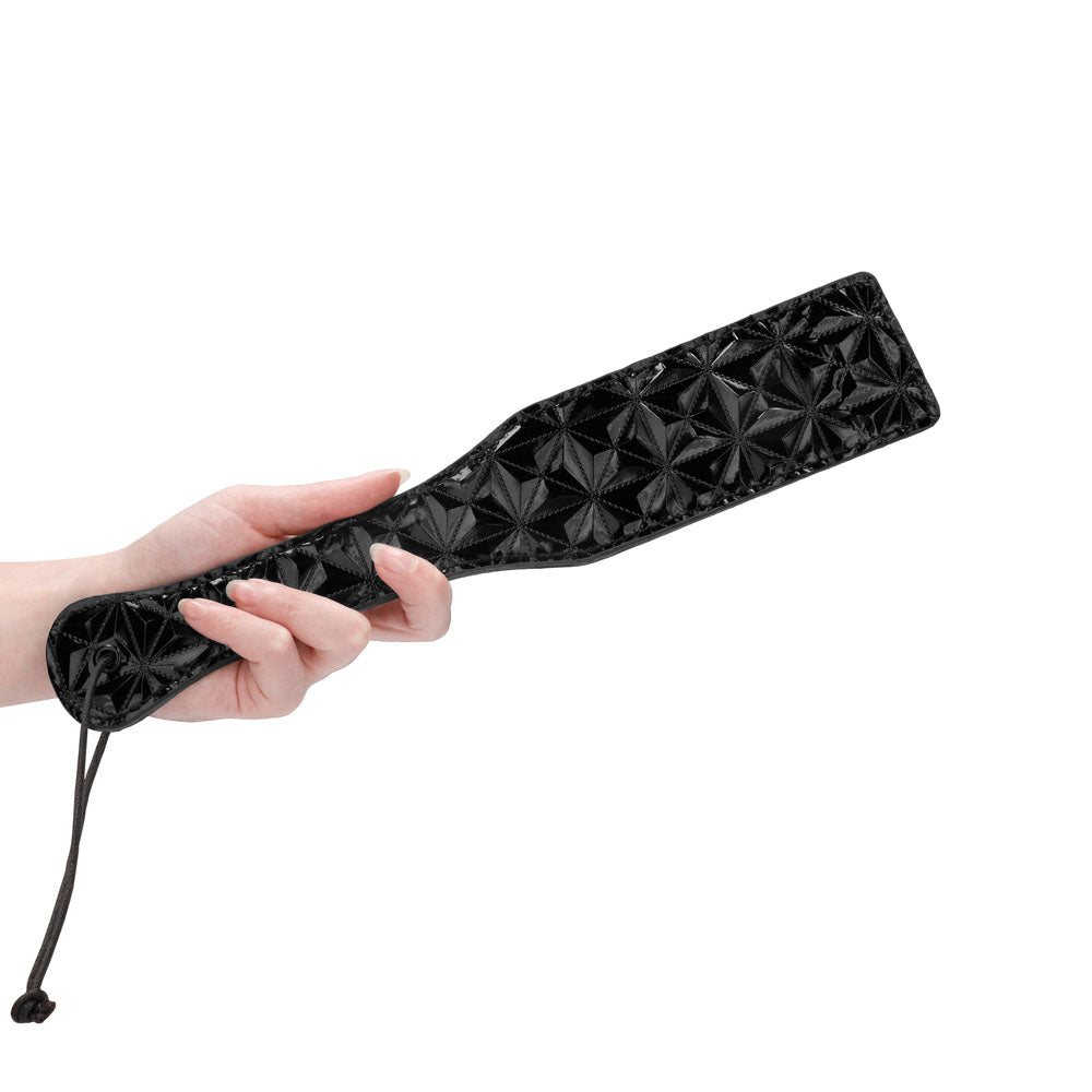 Ouch Black Luxury Paddle Bondage Gear > Paddles 12 Inches, Both, Faux Leather, NEWLY-IMPORTED, Paddles - So Luxe Lingerie