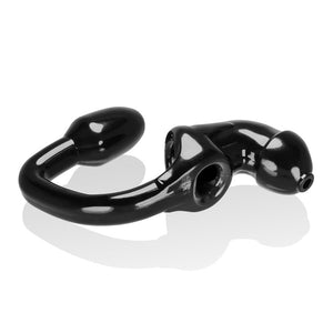 Oxballs Tailpipe Chastity Cocklock Plus Asslock Buttplug Bondage Gear > Male Chastity 4 Inches, Male Chastity, NEWLY-IMPORTED, Skin Safe Rubber - So Luxe Lingerie