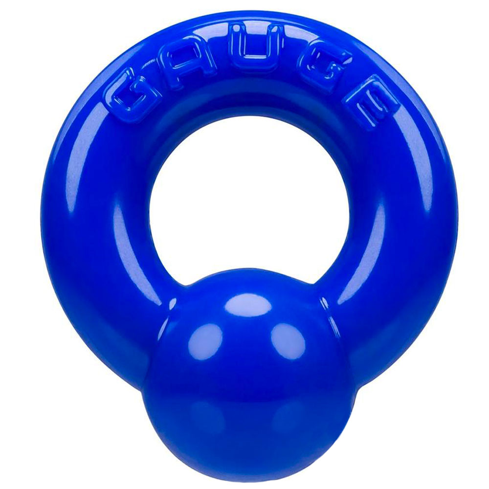 Oxballs Gauge Super Flex Cockring Police Blue Sex Toys > Sex Toys For Men > Love Rings Love Rings, Male, NEWLY-IMPORTED, Skin Safe Rubber - So Luxe Lingerie