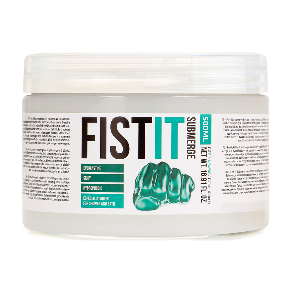 Fist It Submerge Petroleum Jelly 500ml Relaxation Zone > Lubricants and Oils Both, Lubricants and Oils, NEWLY-IMPORTED - So Luxe Lingerie