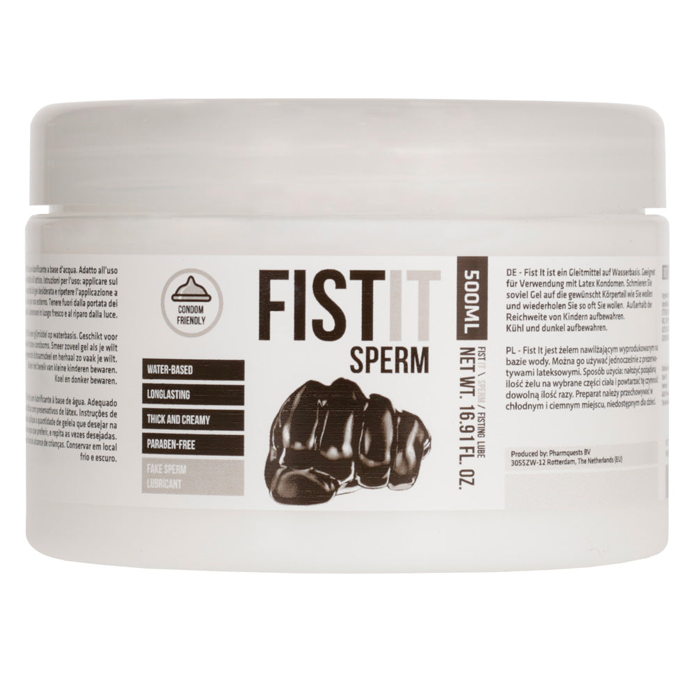 Fist it Sperm 500ml Lubricant Relaxation Zone > Lubricants and Oils 500ml, Both, Lubricants and Oils, NEWLY-IMPORTED - So Luxe Lingerie