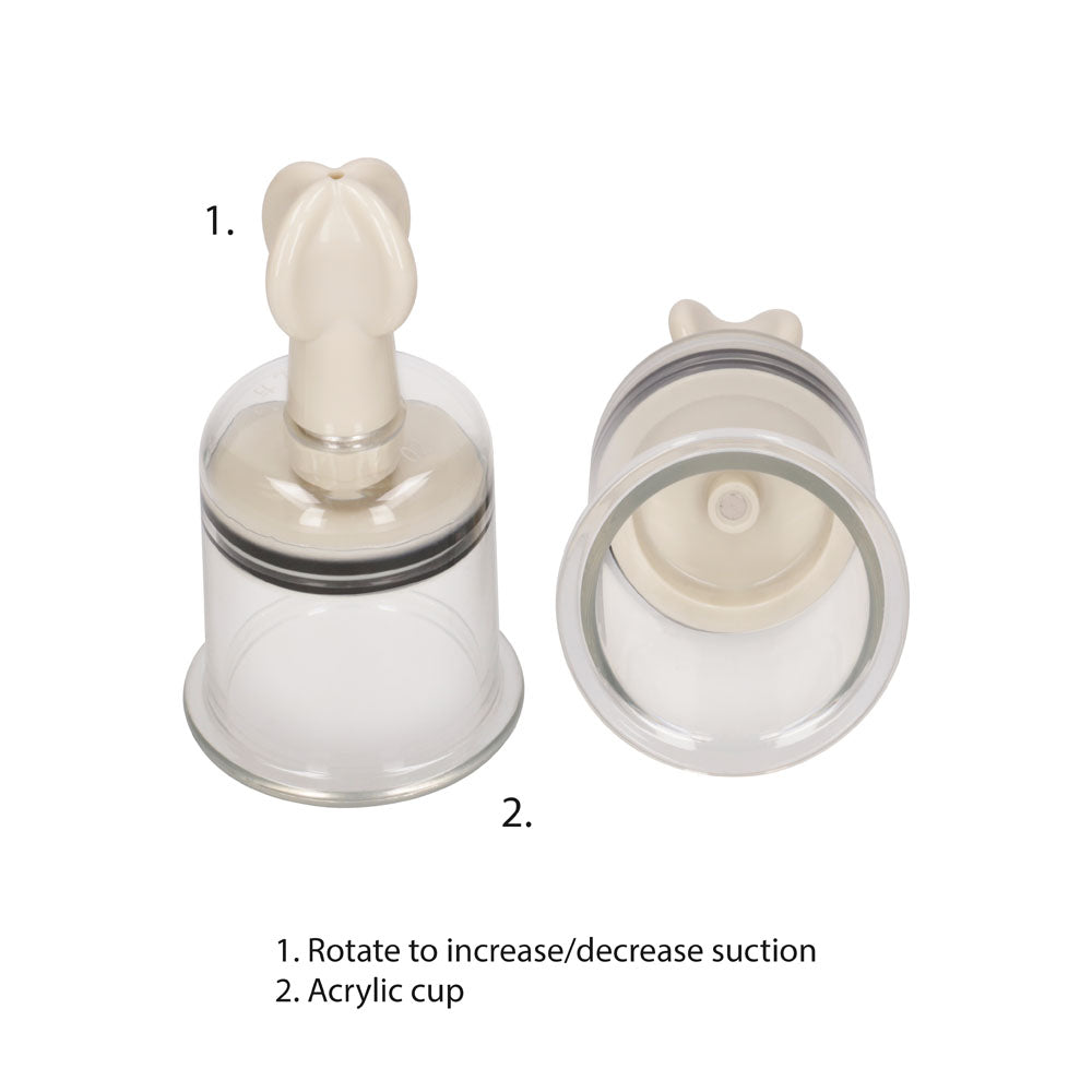 Pumped Nipple Suction Set Large Sex Toys > Sex Toys For Ladies > Female Pumps Acrylic plastic, Female, Female Pumps, NEWLY-IMPORTED - So Luxe Lingerie