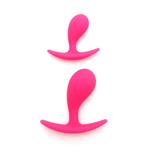 Copenhagen Pink Duo Anal Plug Set > Anal Range > Butt Plugs Both, Butt Plugs, NEWLY-IMPORTED, Silicone - So Luxe Lingerie