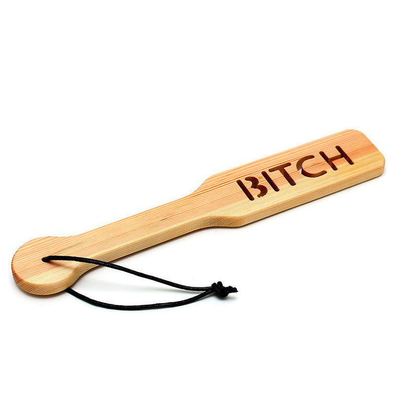 Wooden Bitch Paddle Bondage Gear > Paddles 12.5 Inches, Both, NEWLY-IMPORTED, Paddles, Wood - So Luxe Lingerie