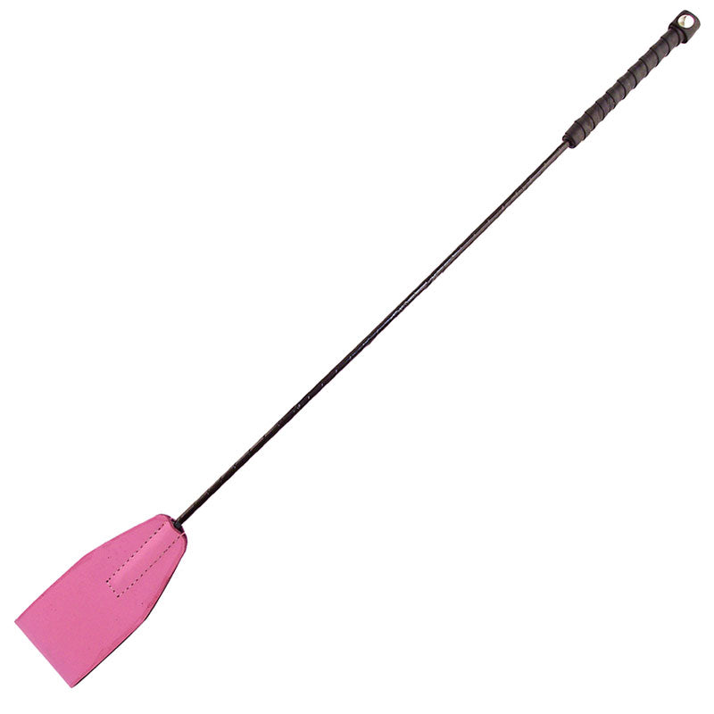 Rouge Garments Riding Crop Pink Bondage Gear > Whips 25 Inches, Both, Leather, NEWLY-IMPORTED, Whips - So Luxe Lingerie