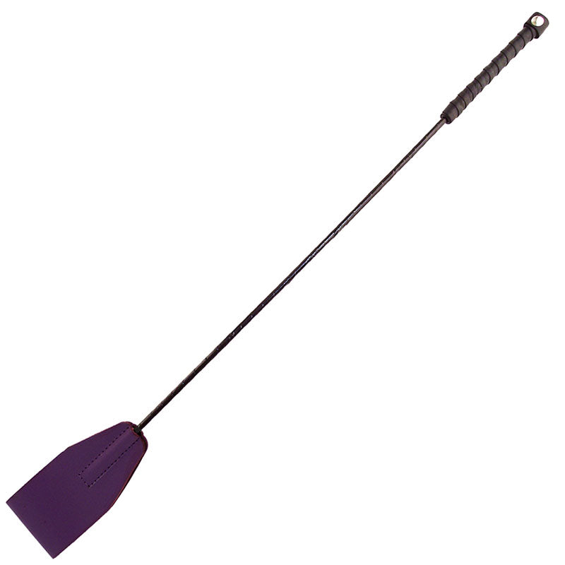 Rouge Garments Riding Crop Purple Bondage Gear > Whips 25 Inches, Both, Leather, NEWLY-IMPORTED, Whips - So Luxe Lingerie