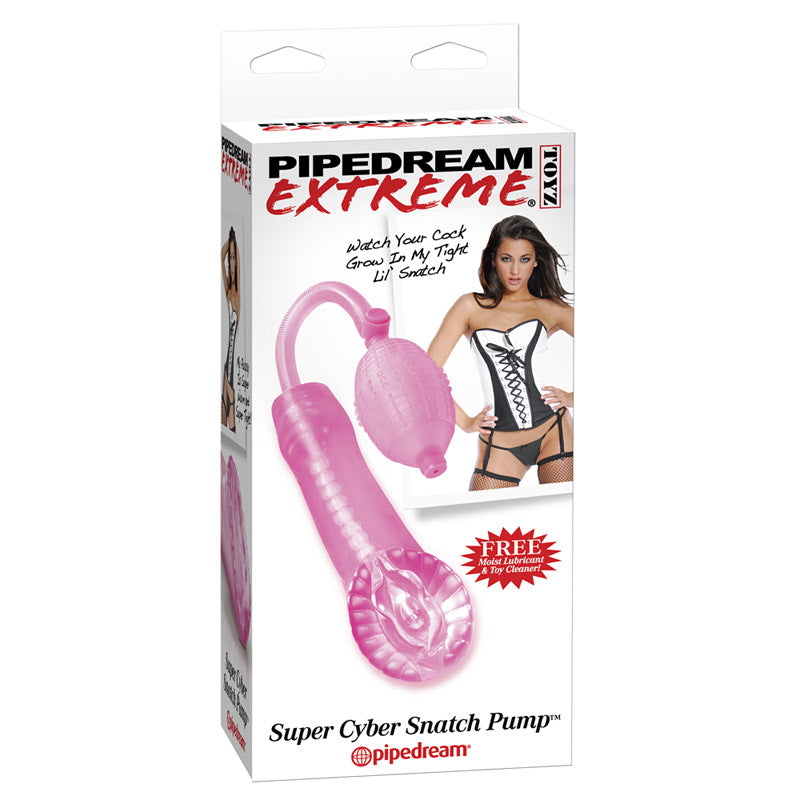 Pipedream Extreme Super Cyber Snatch Pump Masturbator Sex Toys > Sex Toys For Men > Masturbators 7.6 Inches, Male, Masturbators, NEWLY-IMPORTED, Realistic Feel - So Luxe Lingerie