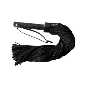 Rouge Leather Handle Suede Flogger Bondage Gear > Whips 15.5 Inches, Both, NEWLY-IMPORTED, Suede, Whips - So Luxe Lingerie