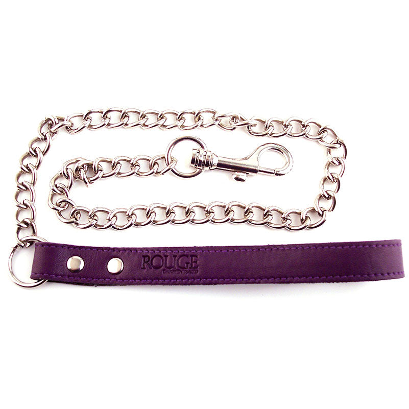 Rouge Garments Purple Lead Bondage Gear > Restraints Both, Leather, NEWLY-IMPORTED, Restraints - So Luxe Lingerie