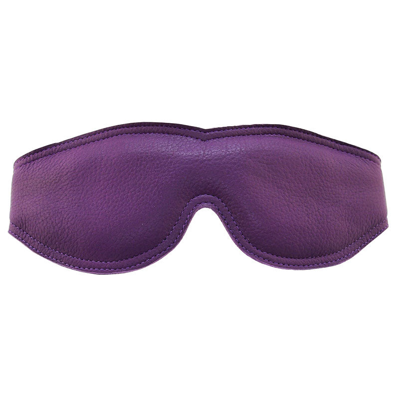 Rouge Garments Large Purple Padded Blindfold Bondage Gear > Masks Both, Leather, Masks, NEWLY-IMPORTED - So Luxe Lingerie