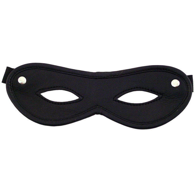 Rouge Garments Open Eye Mask Black Bondage Gear > Masks Both, Leather, Masks, NEWLY-IMPORTED - So Luxe Lingerie