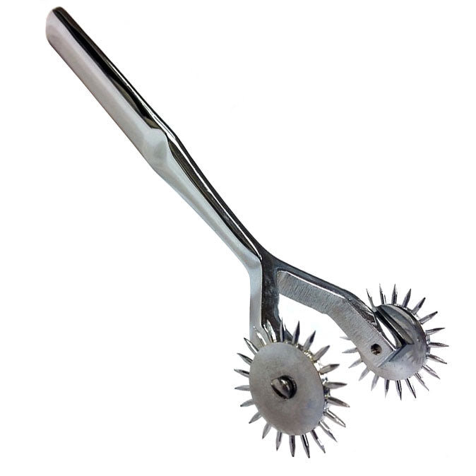 Rouge Stainless Steel Double Pinwheel Bondage Gear > Medical Instruments 6.25 Inches, Both, Medical Instruments, NEWLY-IMPORTED, Stainess Steel - So Luxe Lingerie