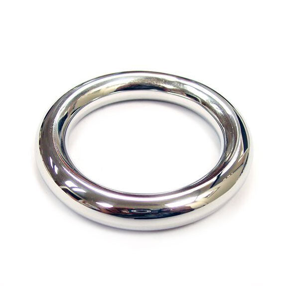 Rouge Stainless Steel Round Cock Ring 45mm Bondage Gear > Bondage Cock Rings Bondage Cock Rings, Male, Metal, NEWLY-IMPORTED - So Luxe Lingerie