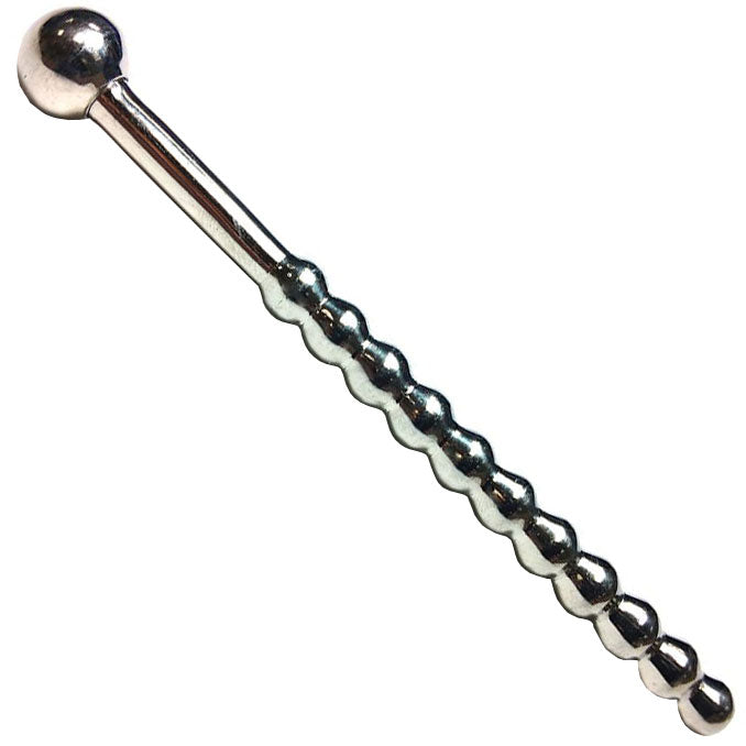 Rouge Stainless Steel Beaded Urethral Sound Bondage Gear > Cock and Ball Bondage Cock and Ball Bondage, Male, NEWLY-IMPORTED, Stainess Steel - So Luxe Lingerie