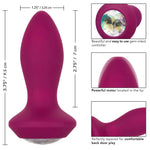 Load image into Gallery viewer, Power Gem Butt Plug Vibrating Crystal Probe PETITE &gt; Anal Range &gt; Vibrating Buttplug 3.75 Inches, Both, NEWLY-IMPORTED, Silicone, Vibrating Buttplug - So Luxe Lingerie
