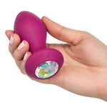 Load image into Gallery viewer, Power Gem Butt Plug Vibrating Crystal Probe &gt; Anal Range &gt; Vibrating Buttplug 4 Inches, Both, NEWLY-IMPORTED, Silicone, Vibrating Buttplug - So Luxe Lingerie
