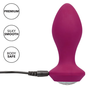 Power Gem Butt Plug Vibrating Crystal Probe > Anal Range > Vibrating Buttplug 4 Inches, Both, NEWLY-IMPORTED, Silicone, Vibrating Buttplug - So Luxe Lingerie