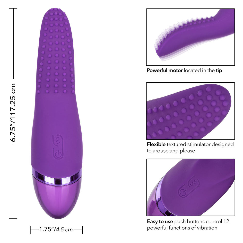 Aura Tickler Rechargeable Clit Vibrator Sex Toys > Sex Toys For Ladies > Clitoral Vibrators and Stimulators 6.5, Clitoral Vibrators and Stimulators, Female, NEWLY-IMPORTED, Silicone - So Luxe
