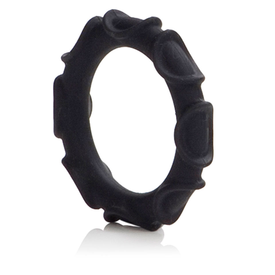 Atlas Silicone Cock Ring Black Sex Toys > Sex Toys For Men > Love Rings Love Rings, Male, NEWLY-IMPORTED, Silicone - So Luxe Lingerie