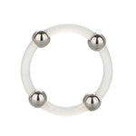 Load image into Gallery viewer, Steel Beaded Silicone Ring Large &gt; Sex Toys For Men &gt; Love Rings Love Rings, Male, NEWLY-IMPORTED, Silicone - So Luxe Lingerie
