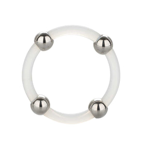 Steel Beaded Silicone Ring Large > Sex Toys For Men > Love Rings Love Rings, Male, NEWLY-IMPORTED, Silicone - So Luxe Lingerie