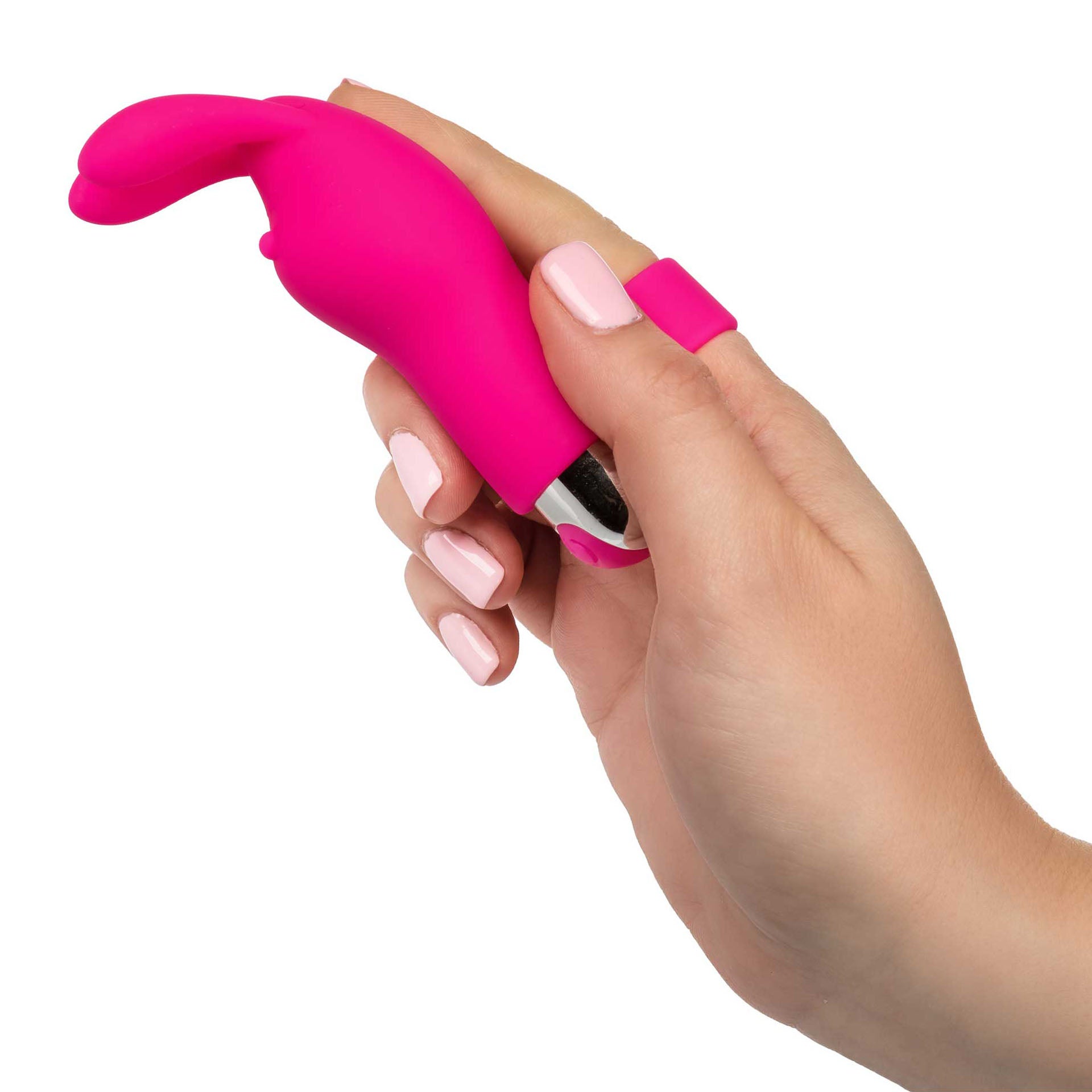 Intimate Play Pink Rechargeable Bunny Finger Vibrator > Sex Toys For Ladies > Finger Vibrators 4 Inches, Female, Finger Vibrators, NEWLY-IMPORTED, Silicone - So Luxe Lingerie