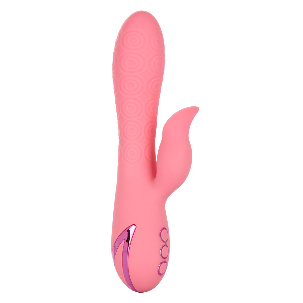 Rechargeable Pasadena Player Clit Vibrator > Sex Toys For Ladies > Vibrators With Clit Stims 8 Inches, Female, NEWLY-IMPORTED, Silicone, Vibrators With Clit Stims - So Luxe Lingerie