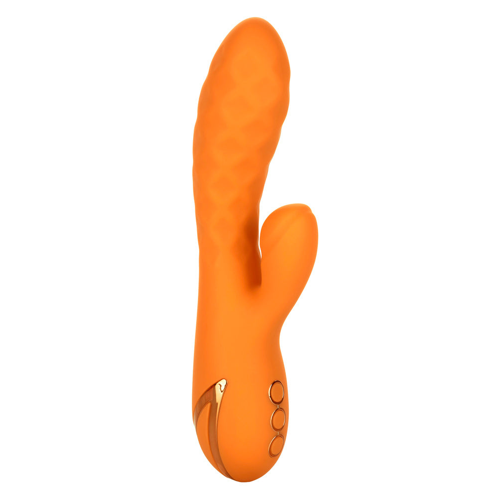 Rechargeable Newport Beach Babe Vibrator > Sex Toys For Ladies > Vibrators With Clit Stims 8 Inches, Female, NEWLY-IMPORTED, Silicone, Vibrators With Clit Stims - So Luxe Lingerie