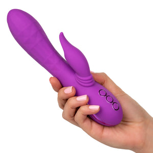 Rechargeable Valley Vamp Clit Vibrator > Sex Toys For Ladies > Vibrators With Clit Stims 8 Inches, Female, NEWLY-IMPORTED, Silicone, Vibrators With Clit Stims - So Luxe Lingerie