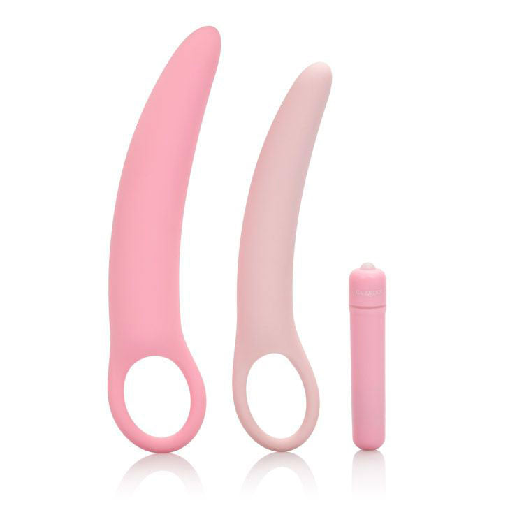 Inspire Silicone Vibrating Dilator Kit 3 Piece Set Sex Toys > Sex Toys For Ladies > Kegel Exercise 5 and 5.5 Inches, Female, Kegel Exercise, NEWLY-IMPORTED, Silicone - So Luxe Lingerie