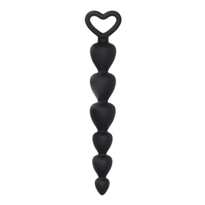 Black Silicone Anal Beads > Anal Range > Anal Beads 6.6 Inches, Anal Beads, Both, NEWLY-IMPORTED, Silicone - So Luxe Lingerie