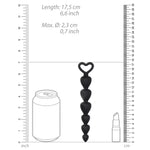 Load image into Gallery viewer, Black Silicone Anal Beads &gt; Anal Range &gt; Anal Beads 6.6 Inches, Anal Beads, Both, NEWLY-IMPORTED, Silicone - So Luxe Lingerie
