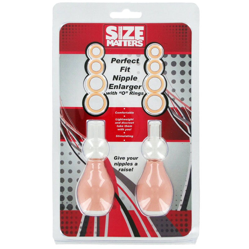 Size Matters Perfect Fit Nipple Enlarger Pumps Sex Toys > Sex Toys For Ladies > Female Pumps 2.75 Inches, Female, Female Pumps, NEWLY-IMPORTED, Plastic - So Luxe Lingerie