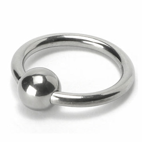 Steel Ball Head Ring Bondage Gear > Medical Instruments Male, Medical Instruments, Metal, NEWLY-IMPORTED - So Luxe Lingerie