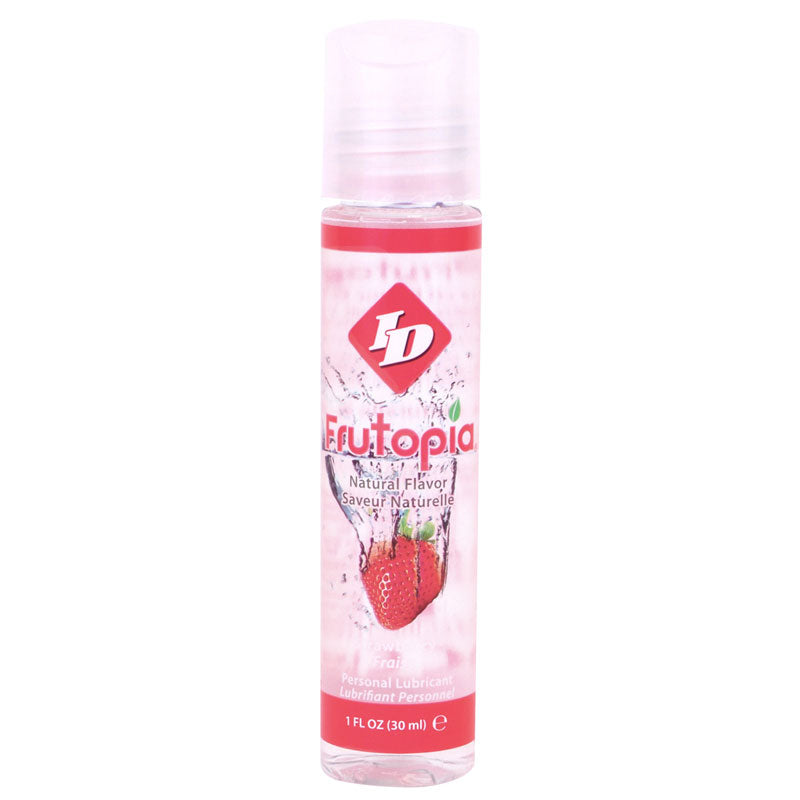 ID Frutopia Personal Lubricant Strawberry 1 oz Relaxation Zone > Flavoured Lubricants and Oils Both, Flavoured Lubricants and Oils, NEWLY-IMPORTED - So Luxe Lingerie